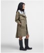 Women's Barbour Jayla Waterproof Parka - Dusky Green