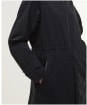 Women's Barbour International Longline Kyra Waterproof Jacket - Black