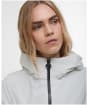Women's Barbour International Longline Kyra Waterproof Jacket - Silver Birch