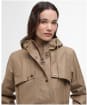 Women's Barbour Dallas Waterproof Jacket - Military Brown