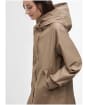 Women's Barbour Chesney Waterproof Jacket - Military Brown / Ancient Tartan