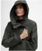 Women's Barbour Chesney Waterproof Jacket - Olive / Ancient Tartan