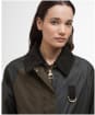 Women's Barbour Alma Waxed Jacket - Sand / Archive Olive
