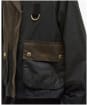 Women's Barbour Alma Waxed Jacket - Sand / Archive Olive