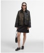 Women's Barbour Alma Waxed Jacket - Sand / Archive Olive