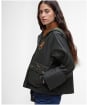 Women's Barbour Erma Waxed Jacket - Archive Olive / Ancient
