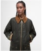 Women's Barbour Raelynn Waxed Jacket - Archive Olive / Ancient