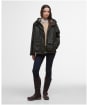 Women's Barbour Hollies Waxed Jacket - Archive Olive / Ancient
