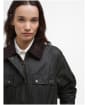 Women's Barbour Arlo Utility Waxed Jacket - Archive Olive / Ancient