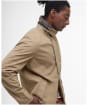 Men's Barbour Tracker Casual Cotton Jacket - Washed Stone