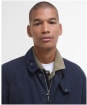 Men's Barbour Tracker Casual Cotton Jacket - Navy