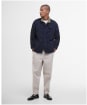 Men's Barbour Tracker Casual Cotton Jacket - Navy