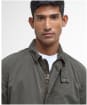 Men's Barbour Tracker Casual Cotton Jacket - Olive
