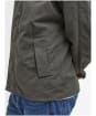 Men's Barbour Tracker Casual Cotton Jacket - Olive