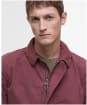 Men's Barbour Tracker Casual Cotton Jacket - Burnt Heather