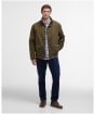 Men's Barbour Sander Casual Jacket - Dark Sand