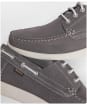 Men's Barbour Armada Suede Boat Shoe - Grey Suede