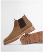 Men's Barbour Abel Chelsea Boot - Taupe Nubuck