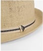 Men's Barbour Bransdale Trilby Summer Hat - Natural
