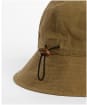 Men's Barbour Transport 6 Panel Bucket Hat - Golden Khaki