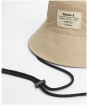 Men's Barbour Bidlam Showerproof Reversible Bucket Hat - Concrete / Olive