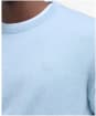 Men's Barbour Pima Cotton Crew Neck Sweater - Ocean Sky