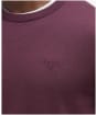 Men's Barbour Pima Cotton Crew Neck Sweater - Burnt Heather