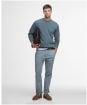 Men's Barbour Pima Cotton Crew Neck Sweater - Vintage Teal