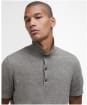 Men's Barbour Buston Short Sleeve Knitted Polo Shirt - Uniform Green