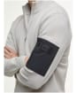 Men's Barbour International Blades Cotton Half Zip Jumper - Mist