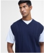 Men's Barbour Navar Knitted Vest - Navy