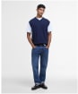Men's Barbour Navar Knitted Vest - Navy