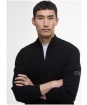 Men's Barbour International Dune Funnel Neck Jumper - Black