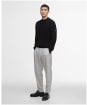 Men's Barbour International Dune Crew Neck Jumper - Black