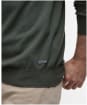 Men's Barbour Bayfield Knitted Crew Jumper - Mid Olive