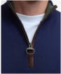Men's Barbour Bayfield Knitted Half Zip Jumper - Navy