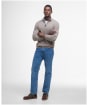 Men's Barbour Cotton Tainsbury Half Zip Sweater - Stone