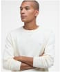 Men's Barbour Lingwood Compact Cotton Crew Sweater - Antique White
