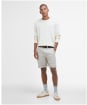Men's Barbour Lingwood Compact Cotton Crew Sweater - Antique White