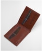 Men's Barbour Lunan Leather Billfold Wallet - Brown