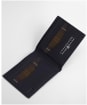 Men's Barbour Lossie Leather Billfold Wallet - Navy
