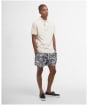 Men's Barbour Tartan Pique Polo Shirt - Antique White