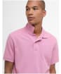 Men's Barbour Sports Polo 215G - True Pink