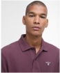 Men's Barbour Sports Polo 215G - Burnt Heather