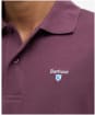 Men's Barbour Sports Polo 215G - Burnt Heather