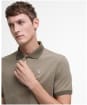Men's Barbour Sports Polo Mix Shirt - Uniform Green