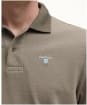 Men's Barbour Sports Polo Mix Shirt - Uniform Green