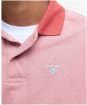 Men's Barbour Sports Polo Mix Shirt - Red Spice