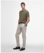 Men's Barbour Washed Sports Polo Shirt - Light Sage