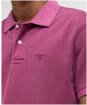 Men's Barbour Washed Sports Polo Shirt - Washed Raspberry